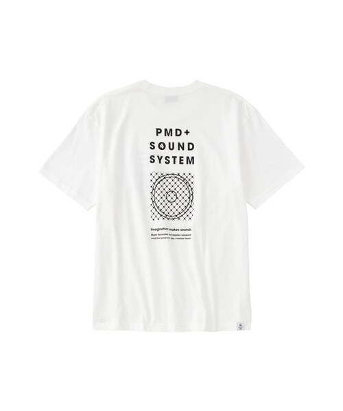 bonjour records(ボンジュールレコーズ)の「POET MEETS DUBWISE/ポエトミーツダブワイズ PMD+SOUND SYSTEM T-Shirt(Tシャツ/カットソー・レディース・グレー/ホワイト・L/M/XL)」の9枚目の写真