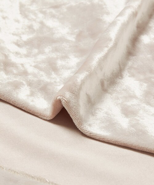 ROPE'（ロペ）の「クラッシュベロアキャミワンピース（ワンピース・レディース・ブラック/オフホワイト・F）」の11枚目の写真