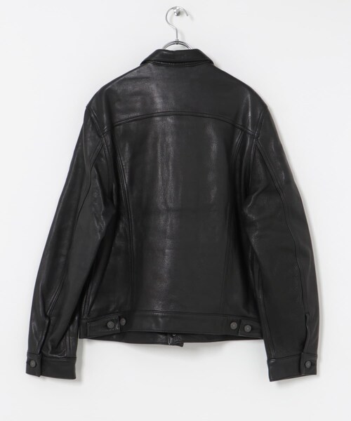 URBAN RESEARCH(アーバンリサーチ)の「A.D.A.N LEATHER TRUCKER JACKET(ブルゾン・メンズ・BLACK・S/M/L)」の10枚目の写真