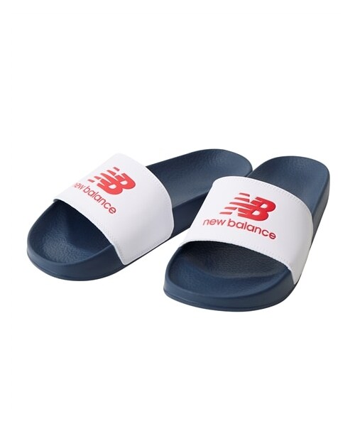 nissen（ニッセン）の「New Balance（ニューバランス）　スライドサンダル　50 v1 Slide Sandal（サンダル・メンズ・ネイビー/レッド/ホワイト/ブラック/ブラック/ホワイト・25.0cm/26.0cm/27.0cm/28.0cm/29.0cm）」の3枚目の写真