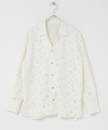 URBAN RESEARCH ROSSO | オープンカラーレースシャツ(シャツ/ブラウス)