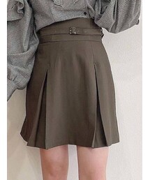 dazzlin | ボックスプリーツベルトミニスカート(スカート)