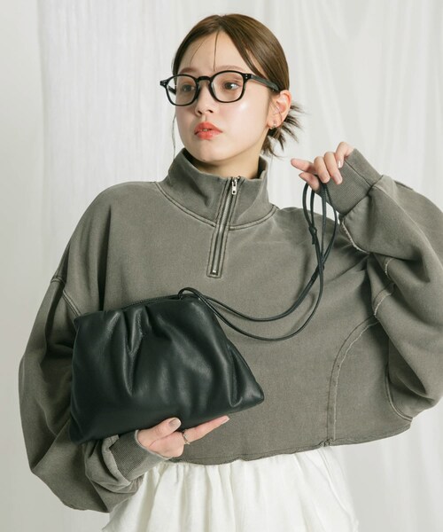 KBF（ケイビーエフ）の「ボールチェーンギャザーBAG（ハンドバッグ・レディース・SILVER/YELLOW/BLACK・one）」の5枚目の写真