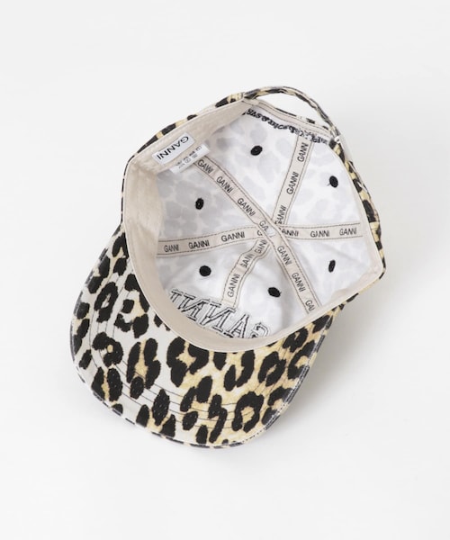 URBAN RESEARCH（アーバンリサーチ）の「GANNI　WASHED COTTON CANVAS CAP（キャップ・レディース・LEOPARD・-）」の5枚目の写真