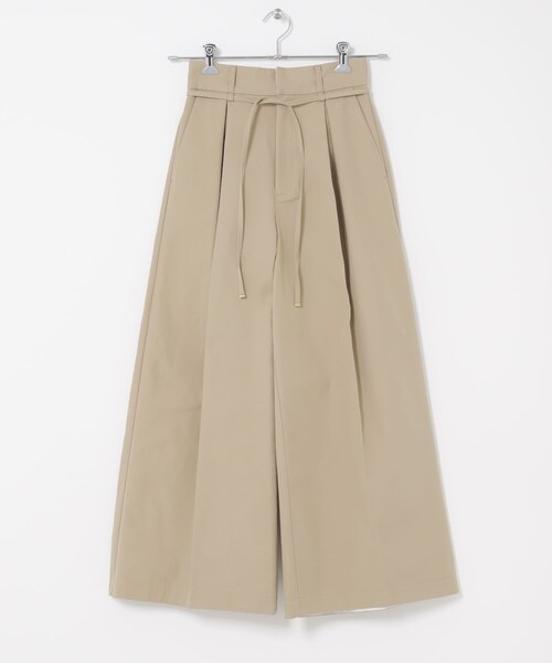 URBAN RESEARCH ROSSO（アーバンリサーチロッソ）の「コットンツイルベルテッドワイドパンツ（その他パンツ・レディース・BEIGE/BLUE・36/38）」の12枚目の写真