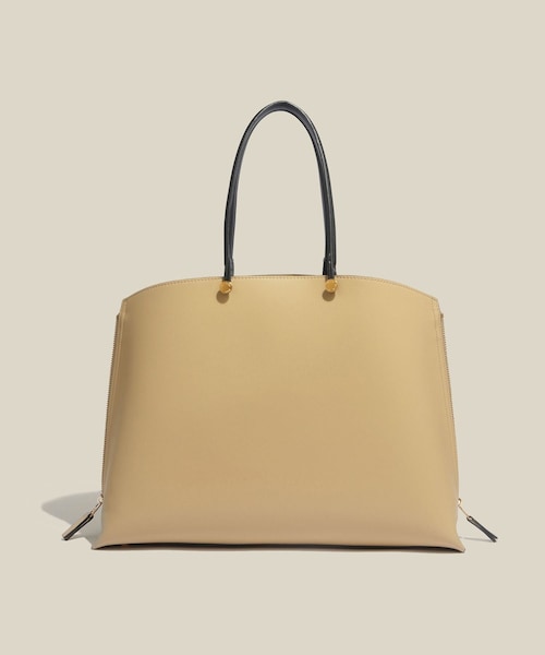 ROPE'(ロペ)の「【E'POR】【WEB限定】Y BAG Medium+/A4対応・通勤(トートバッグ・レディース・キナリ/ベージュ/ブルー系・F)」の11枚目の写真