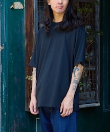 ADAM ET ROPE'（アダムエロペ）の「【A.PRESSE/アプレッセ】Cashmere Blend S/S T-Shirt（Tシャツ/カットソー・メンズ）」