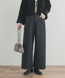 URBAN RESEARCH DOORS | カットメルトンワイドパンツ(その他パンツ)