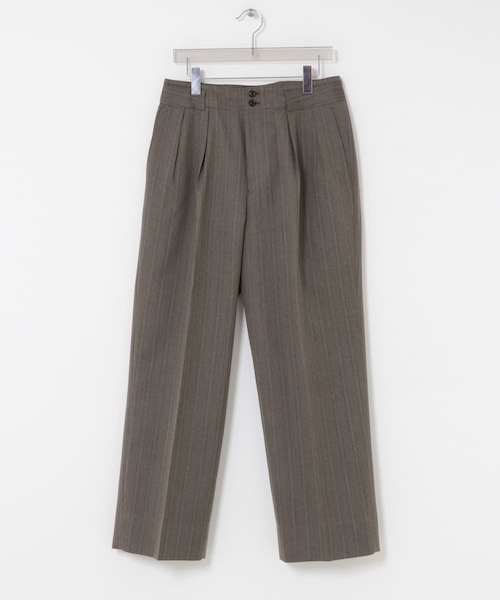URBAN RESEARCH（アーバンリサーチ）の「ULTERIOR　H.STRIPE TUCKED TROUSERS（その他パンツ・メンズ・DUSTY GREY・4/5）」の2枚目の写真