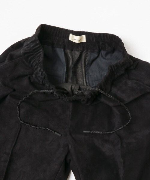 URBAN RESEARCH(アーバンリサーチ)の「semoh Suede Pants(その他パンツ・メンズ・BLACK・1/2)」の8枚目の写真