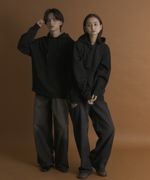 SENSE OF PLACE by URBAN RESEARCH（センスオブプレイスバイアーバンリサーチ）の「ダンボールポンチパーカー（パーカー・メンズ・IVORY/BLACK/GREIGE・M/L）」の16枚目の写真