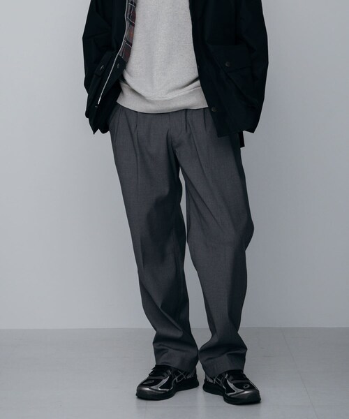 URBAN RESEARCH(アーバンリサーチ)の「ANOTHER OFFICE Santiago Slacks Standard(その他パンツ・メンズ・H/GRAY・1/2/3)」の2枚目の写真