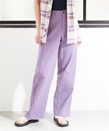 nissen | 大きいサイズ　スマイルさんのためのキレイに見えるワイドパンツ（ゆったりヒップ）(パンツ)