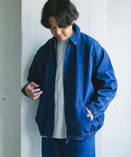 URBAN RESEARCH DOORS(アーバンリサーチドアーズ)の「Denim Zip Blouson(デニムジャケット・メンズ・INDIGO/ONE WASH・M/L/XL)」の7枚目の写真