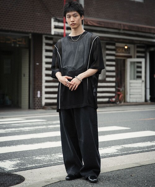 SENSE OF PLACE by URBAN RESEARCH(センスオブプレイスバイアーバンリサーチ)の「カーブデニムパンツ(デニムパンツ・メンズ・BLACK/L.INDIGO・M/L)」の8枚目の写真
