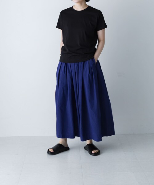かぐれ（カグレ）の「コットンタックスカート（スカート・レディース・SANDBEIGE/ROYAL BLUE・Free）」の20枚目の写真