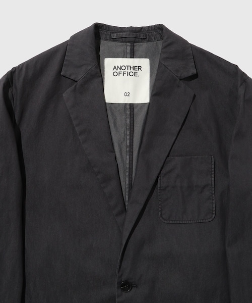 ADAM ET ROPE'(アダムエロペ)の「【ANOTHER OFFICE/アナザーオフィス】Santiago Garment Jacket(テーラードジャケット・メンズ・チャコール/ダークブラウン・2/3)」の6枚目の写真