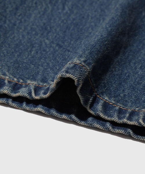 ADAM ET ROPE'(アダムエロペ)の「【CODA/コーダ】INDIGO VINTAGE WASHED DISTRESSED BREAK CUT FLARED JEANS(デニムパンツ・メンズ・ブルー系・0/1/2)」の12枚目の写真