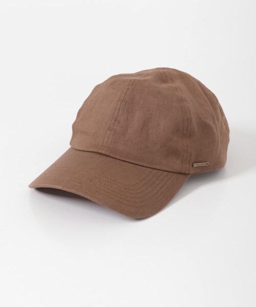 URBAN RESEARCH DOORS（アーバンリサーチドアーズ）の「リネンキャップ（キャップ・レディース・NATURAL/BROWN/NAVY・One）」の7枚目の写真