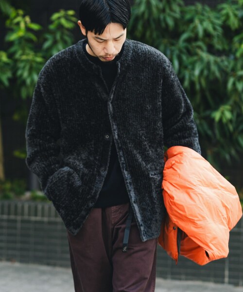 EKAL（エカル）の「OCTAカーディガン（カーディガン/ボレロ・メンズ・ブラック/グレー・M/L）」の18枚目の写真