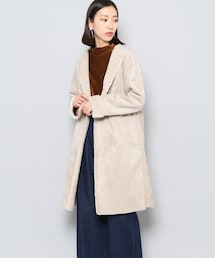 SENSE OF PLACE by URBAN RESEARCH | ノーカラームートンコート∴(ムートンコート)