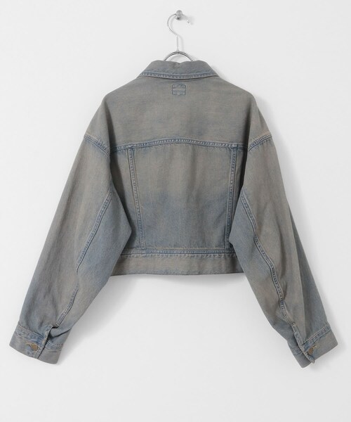 SENSE OF PLACE by URBAN RESEARCH(センスオブプレイスバイアーバンリサーチ)の「『別注』Lee101×SENSE OF PLACE JACKET(デニムジャケット・レディース・BROWN/GREEN・FREE)」の14枚目の写真