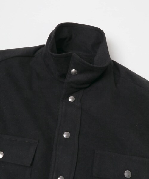 THE GOODLAND MARKET（ザグッドランドマーケット）の「TONY　Flannel Boa Jkt（ブルゾン・メンズ・BLK/GRY・L/XL）」の5枚目の写真