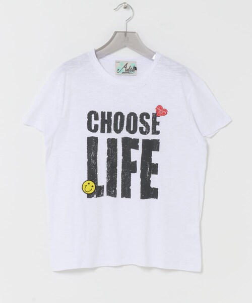 URBAN RESEARCH（アーバンリサーチ）の「Andersson Bell　UNS CHOOSE LIFE T-SHIRTS（Tシャツ/カットソー・メンズ・WHITE/BLACK・M/L）」の6枚目の写真