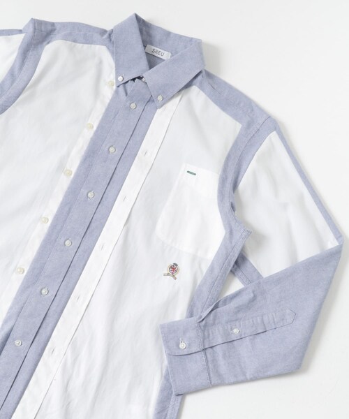 THE GOODLAND MARKET（ザグッドランドマーケット）の「SREU　SREU-Transposed Shirts（シャツ/ブラウス・レディース・BLUxWT2/WTxST 1/WTxST 2/BLUxWT1・2）」の18枚目の写真