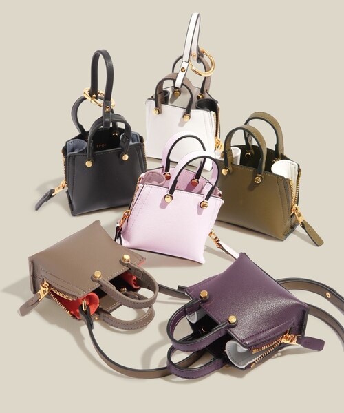 ROPE'（ロペ）の「【E'POR】Y BAG Pico【超軽量】（ハンドバッグ・レディース・ブラック/ホワイト系/ダークブラウン/カーキ系/パープル/ピンク・F）」の12枚目の写真