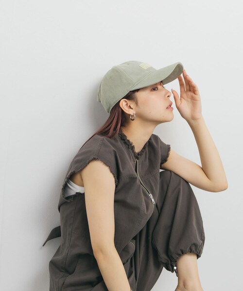 KBF（ケイビーエフ）の「プランプチェーンステッチCAP（キャップ・レディース・IVORY/BROWN/GREEN・one）」の18枚目の写真