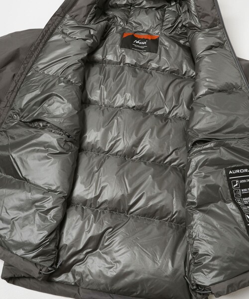 URBAN RESEARCH DOORS（アーバンリサーチドアーズ）の「『別注』NANGA×DOORS　AURORA TEX DOWN PARKA（テーラードジャケット・メンズ・NEO BLACK/MIL STONE/CHESTNUT/DARK BERRY/HOT LAVA・S/M/L/XL/XXL）」の16枚目の写真