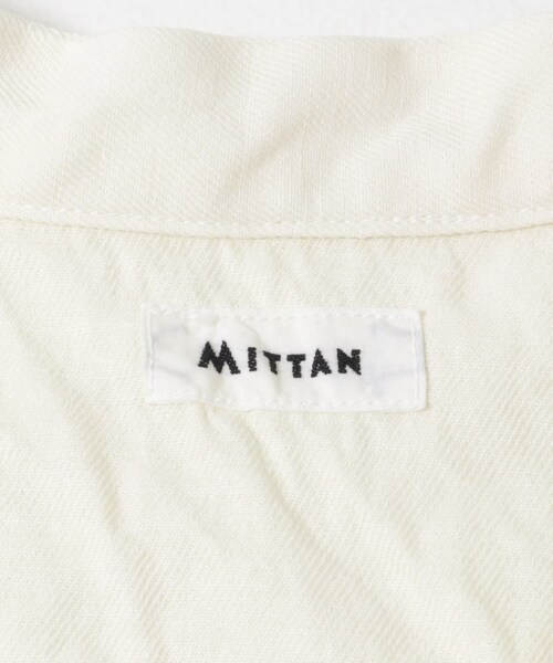 かぐれ（カグレ）の「MITTAN　和紙大麻シャツ（シャツ/ブラウス・レディース・白/墨黒・2）」の9枚目の写真