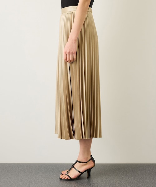 ROPE'(ロペ)の「シャイニープリーツスカート/イージーケア(スカート・レディース・ダークブラウン/ベージュ系・F)」の13枚目の写真