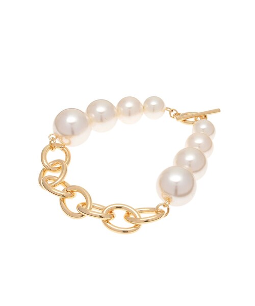 RESEXXY（リゼクシー）の「ビックパールブレスレット（ブレスレット・レディース・シルバー/ゴールド・F）」の4枚目の写真