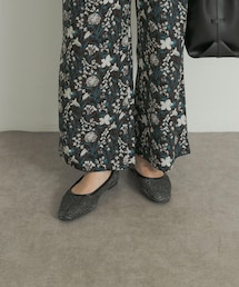 メッシュフラットパンプス