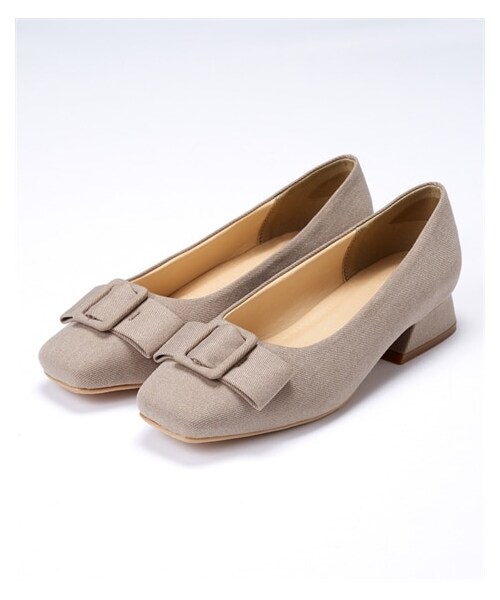nissen（ニッセン）の「【ゆったり幅広】リボンパーツデザインスクエアトゥパンプス（ワイズ４E）（パンプス・メンズ・黒/アイボリー/グレージュ・M=23.5~24.0cm/4E/L=24.5~25.0cm/4E/LL=25.5~26.0cm/4E/3L=26.5~27.0cm/4E）」の17枚目の写真
