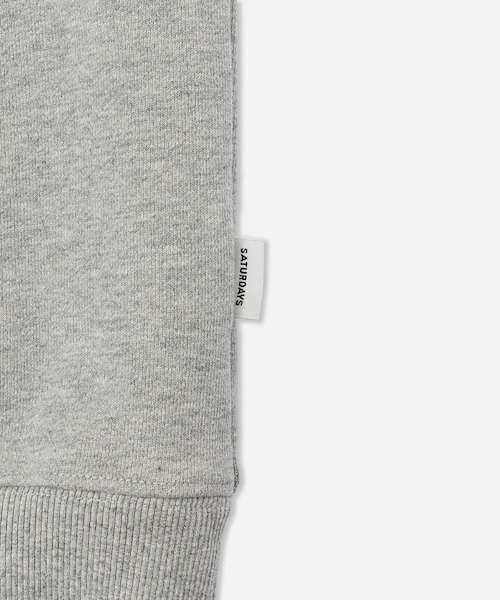 Saturdays NYC(サタデーズ ニューヨークシティ )の「Bowery Loofah Collar Sweatshirt(スウェット・レディース・グレー/ダークブラウン/グリーン・L/M/S/XL)」の20枚目の写真