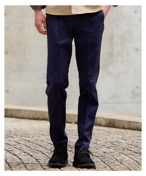 nissen（ニッセン）の「センターシームテーパードパンツ（パンツ・メンズ・グレー/ネイビー/黒・M/L/LL/3L/4L/5L/6L/8L/10L）」の22枚目の写真