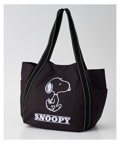 nissen（ニッセン）の「スヌーピーバルーントートバッグ（Ａ４対応）（トートバッグ・メンズ・ブラック/イエロー/ピンク/キャラクター・Y）」の5枚目の写真