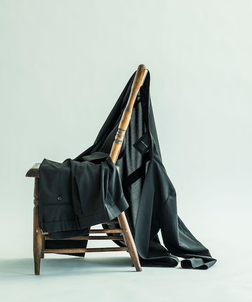 ADAM ET ROPE'(アダムエロペ)の「【COVEROSS/カバロス】ノーカラージャケット×イージースラックス セットアップ / ロングシーズン着用可能(セットアップ・メンズ・ブラック/カーキ/ネイビー・L/M/S)」の8枚目の写真
