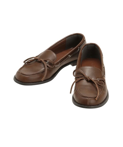 Ungrid（アングリッド）の「フェイクレザーデッキシューズ（その他シューズ・レディース・ブラック/ブラウン・S/M/L）」の6枚目の写真