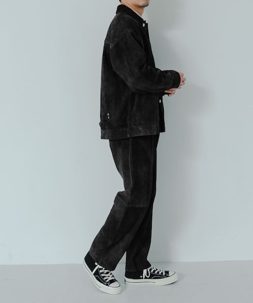 URBAN RESEARCH（アーバンリサーチ）の「『別注』SEVEN BY SEVEN×URBAN RESEARCH　LEATHER WIDE PANTS（その他パンツ・メンズ・BLACK/NAVY・M/L）」の8枚目の写真