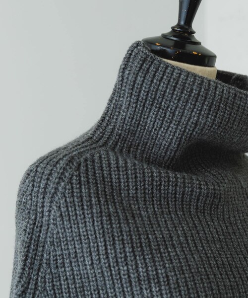 RODE SKO（ロデスコ）の「リブネックウォーマー（ネックウォーマー/スヌード・レディース・GRAY/BEIGE・one）」の8枚目の写真