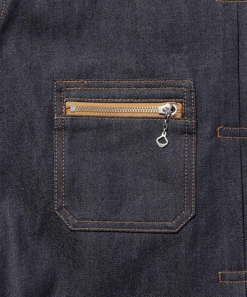 ADAM ET ROPE'(アダムエロペ)の「【DAIRIKU/ダイリク】Rigid 2PKT Denim Jacket(デニムジャケット・メンズ・ネイビー・L/M/S)」の13枚目の写真