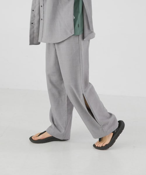 EKAL(エカル)の「『UR TECH DRYLUXE/吸水速乾/接触冷感』ハイツイストトラウザー(その他パンツ・メンズ・ブルーグレー/グレー/ネイビー・M/L)」の2枚目の写真