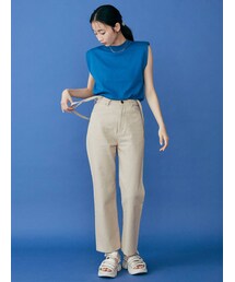 MURUA | サスペンダーツイルストレートパンツ(デニムパンツ)