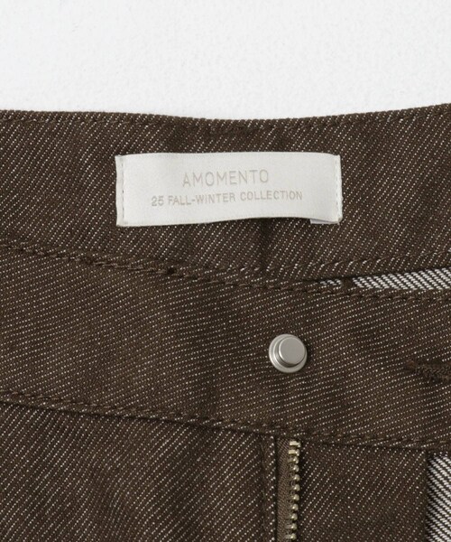 URBAN RESEARCH（アーバンリサーチ）の「AMOMENTO　COLOR INDIGO DENIM（デニムパンツ・レディース・BROWN・0/1）」の7枚目の写真