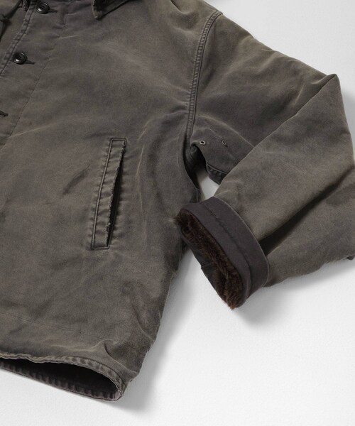 URBAN RESEARCH（アーバンリサーチ）の「A PRESSE　Vintage FN Deck Jacket（ミリタリージャケット・メンズ・BLUE・3/4）」の7枚目の写真