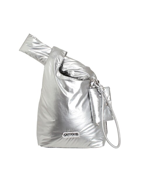 ELENDEEK（エレンディーク）の「【OUTDOOR PRODUCTS×ELENDEEK】PADDING MARCHE BAG（ハンドバッグ・レディース・ミントグリーン/シルバー・F）」の4枚目の写真